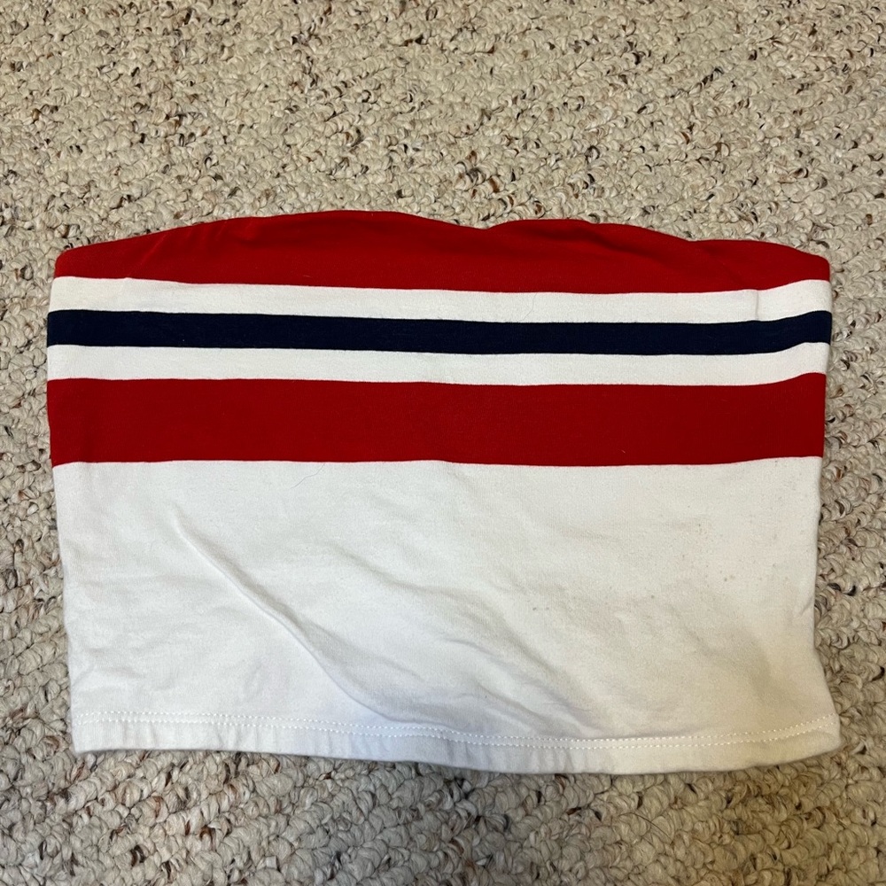 GARAGE Strapless Tube Top